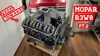 Dodge NASCAR R3W8 update video. Jesel valve train! 