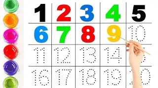 Becho ki counting 20 tak english hindi me, Learn to write counting, 123 kids, one two three, ek do