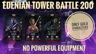 how to defeat bosses: Edenian Tower Battle 200 #edeniantower #edenian #edenia #mk #mk1 #mk11 #mkx