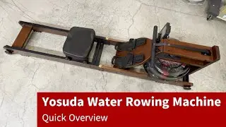 Quick Overview Yosuda Water Rowing Machine, Uses Actual Water For Resistance, Review