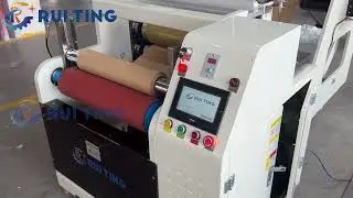500 width honeycomb paper die cutting machine with magnetic roller and knife skin running video