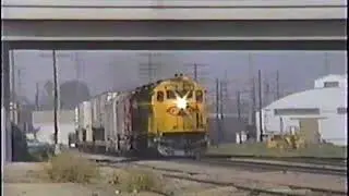 Classic Railroad Series 773 - Santa Fe at Corona, CA Sept 1991.