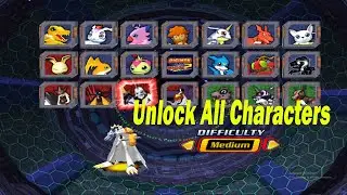 Cheat Code Digimon Rumble Arena 2 - Unlock All Characters (PCSX2)