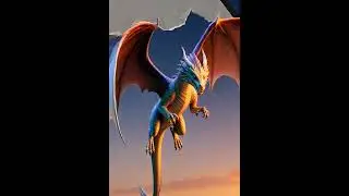 Дракон. #иивидео #арт #ии #иивидео #арт #ии #ai #aivideo #art #развлечения #dragon