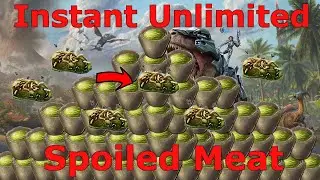 Ark Survival Ascended INSTANT Spoiled Meat, How to spoil meat instantly, Ark Spoiled Meat Faster