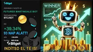 🤖39,34% PROFIT 93 nap alatt a BITGET Martingale BTC Long RSI Bot-al automatikusan! Ind&iacute;tsd el te is!