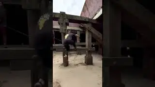 Speed parkour ascent by Olof Wood @ Crescent Park in New Orleans, Louisiana ⚜️