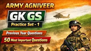 Army Agniveer Previous Year Questions ||Agniveer Army GK GS Top 50 Questions ||Army Agniveer GK GS