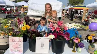Bringing Flowers, Apples & Eggs To The Farmers Market! | Simply Bloom