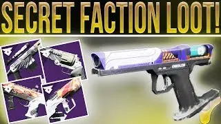 Destiny 2 Warmind. HIDDEN FACTION WEAPONS!! (Beast Side Arm and New Faction Loot)