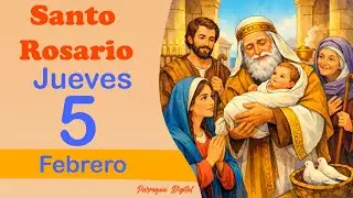 🌹Rosario de Hoy Jueves 5 de Febrero del 2026🙏🕊️
