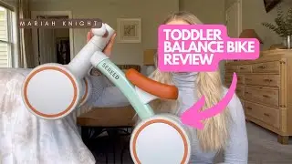 Amazon Toddler Balance Bike Review - Great 1st Birthday Gift!!