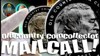 MailCall 🎁 Stickertrade ... Old Country Coin Collector awesome channel sticker has arrived!
