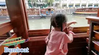 River cruise Bumboat and kites