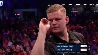 FINAL | Luke Littler vs Mike De Decker | Belgian Darts Open 🎯