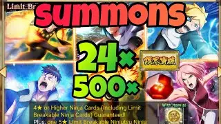 NxB Nv | 24&times; Limit Break Ticket summon | obito uchiha Rampage and Itachi Uchiha 500&times;