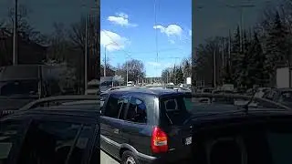 So Lucky !!!  #youtubeshorts #car #crazy #tram #cars #crash #Sofia #lucky