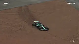 Lance Stroll Crash On Formation Lap F1 Brazillian Grand Prix 2024