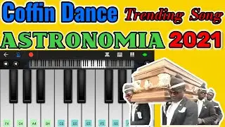 Astronomia Coffin Dance Meme Piano On Walkband | Mobile Piano | Piano Cover | Piano Tutorial