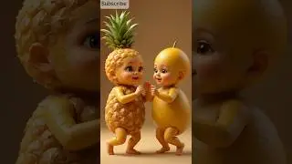 Mango ,Painapple ,Strawberry Baby Dancing#cutebabies #cute #fruit #baby