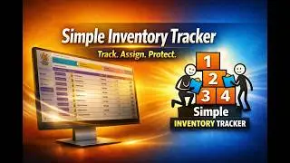 Simple Inventory Tracker #inventorymanagement #sit #inventorysoftware #inventorytracker