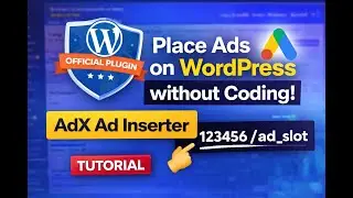 Place Google AdX Ads on WordPress Without Coding | AdX Ad Inserter Plugin Tutorial | Monetiscope