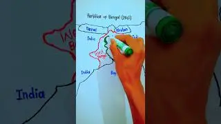 Partition of Bengal 1947 map || 5min Knowledge