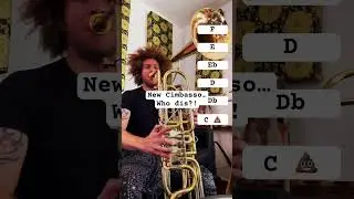 Contrabass Cimbasso Smacking some Pedaltones!!!  Brown Note #tubaplayer #orchestra #cimbasso
