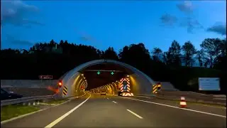 Tunel Zakopianka S7 DK4 tunel pod g&oacute;rą Luboń Mały trasa Rabka Zdr&oacute;j-Lubień kierunek Zakopane Podhale