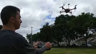 Teste de campo do Drone F450