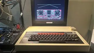 BBC Model B. Phantom Combat Flight Simulator Take off and landing 