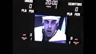 Anaheim Mighty Ducks vs. Ottawa Senators March 17, 1999 at Arrowhead Pond full game introduction