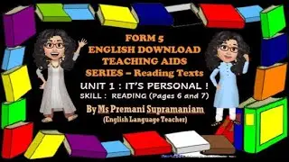 Unit 1 Reading Passage Form 5 (ENGLISH DOWNLOAD TEXTBOOK)