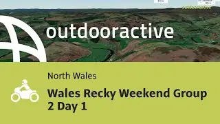 motor bike route in North Wales: Wales Recky Weekend Group 2 Day 1