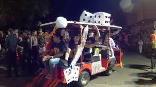 UNLV 2022 Homecoming Festival campus parade: Las Vegas cart floats, music, candy & school spirit