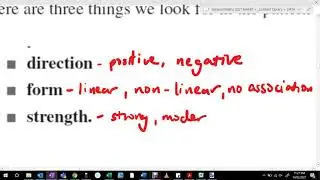 7C - Describing association Direction+Form+Strength