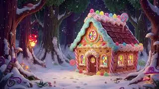 Hansel & Gretel Witch House Ambience &mdash; Snowy Candy Cottage Loop Fairytale Atmosphere