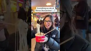 😱 EVERYTHING I ATE AT WINTER WONDERLAND