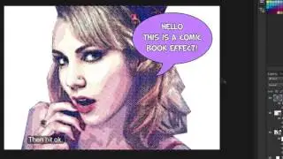 Retro Comic Book Effect Photoshop Tutorial