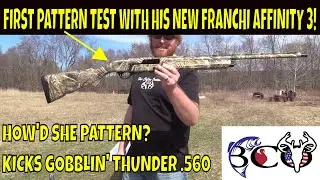 patterning the 20 gauge franchi affinity 3 with a kicks choke | bco review |
