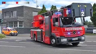 Einsatzfahrten von Feuerwehr & Rettungsdienst in Bergheim