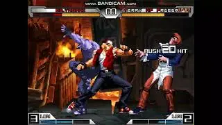 KOF MUGEN - SB Yagami (FaDian Orochi Iori) [CPU] VS Terry Bogard MF 
