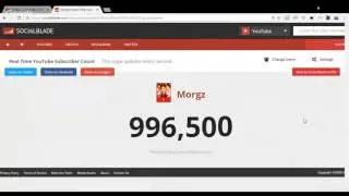 MORGZ LIVE SUBSCRIBER COUNT ROAD TO 1,000,000 SUBS #2