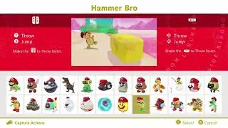 Super Mario Odyssey - All Capture Actions