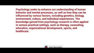 Psychology Education: Unlocking the Human Mind and Behavior | [EducationF2d ]