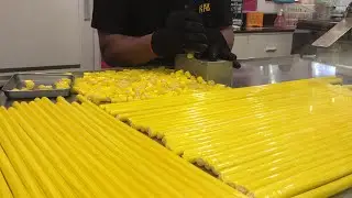 Orange Handmade Candy, incredible handmade candy making, how candy is made