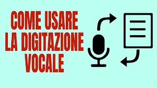 Come usare la Digitazione vocale al posto della tastiera