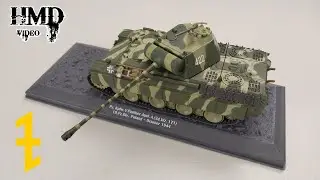 Panther Sd.Kfz.171, World War 2 German Medium Tank, 19th Panzer Divison Poland 1944, 1:43 Diecast