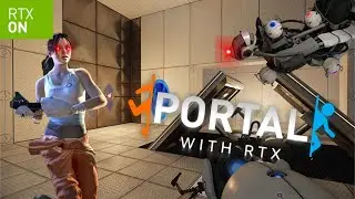 Portal Now With RTX Mode!? Playing Portal Till I beat the game!