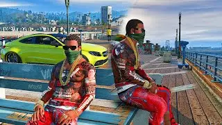 AMG C 63 S Coupe | Ambience | The Sea | Relaxing Ocean Waves | Chill Moment | GTA V
